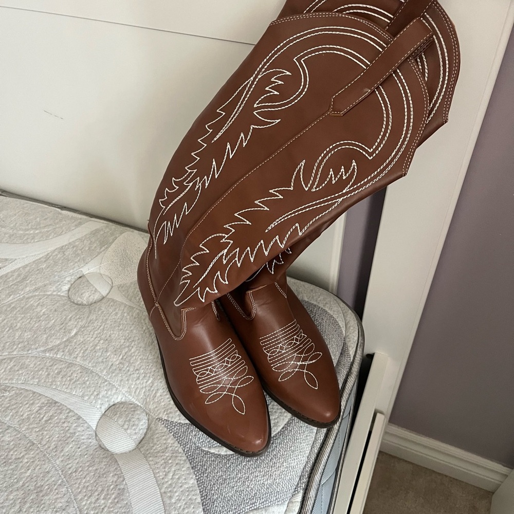 Urban Planet Brown Heeled Boots